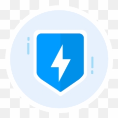 What Is The Blue Lightning Badge - Circle Emoji
