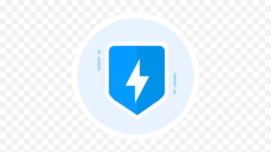 What Is The Blue Lightning Badge - Circle Emoji,Lightning Emoji