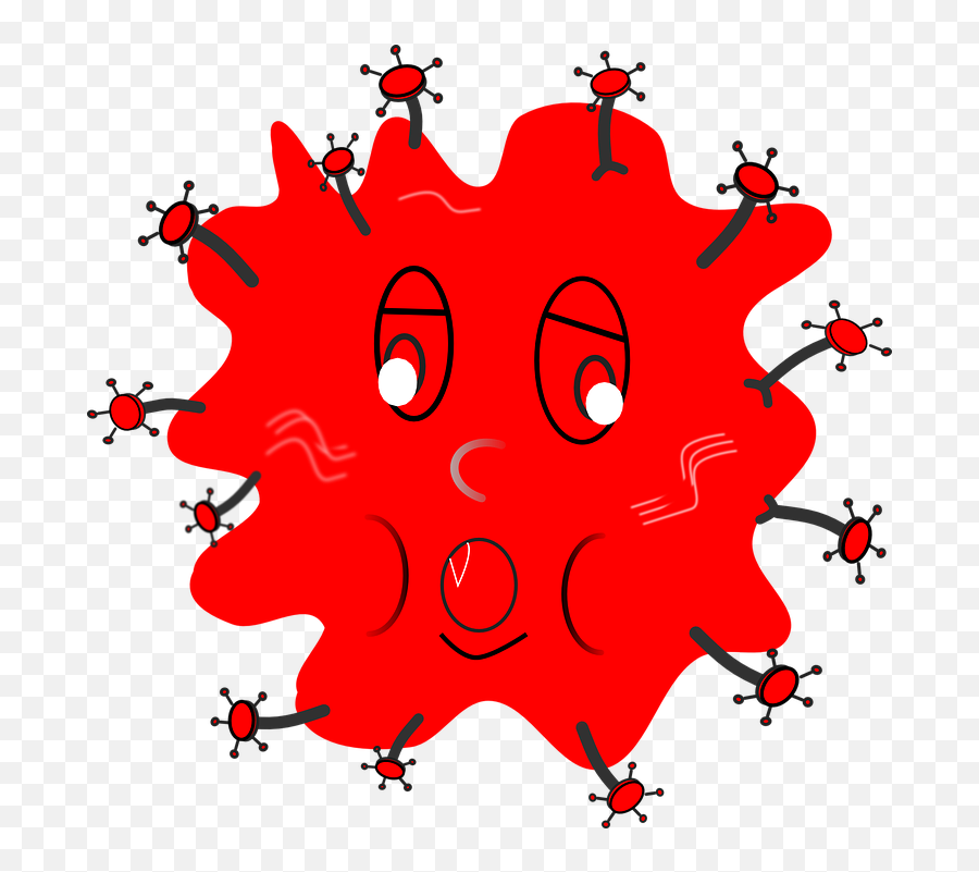 Free Virus Bacteria Vectors - Germs Clip Art Emoji,Cough Emoticon