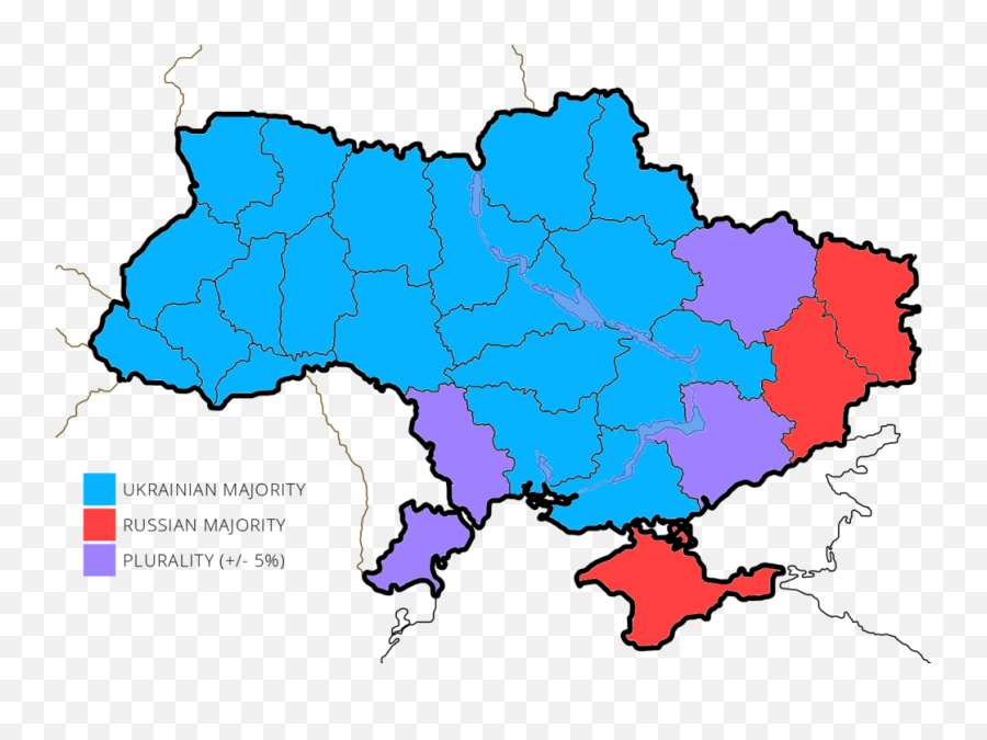Ukraine Majority Language Map 2001 - Language Maps Of Ukraine Emoji,Mistake Emoji