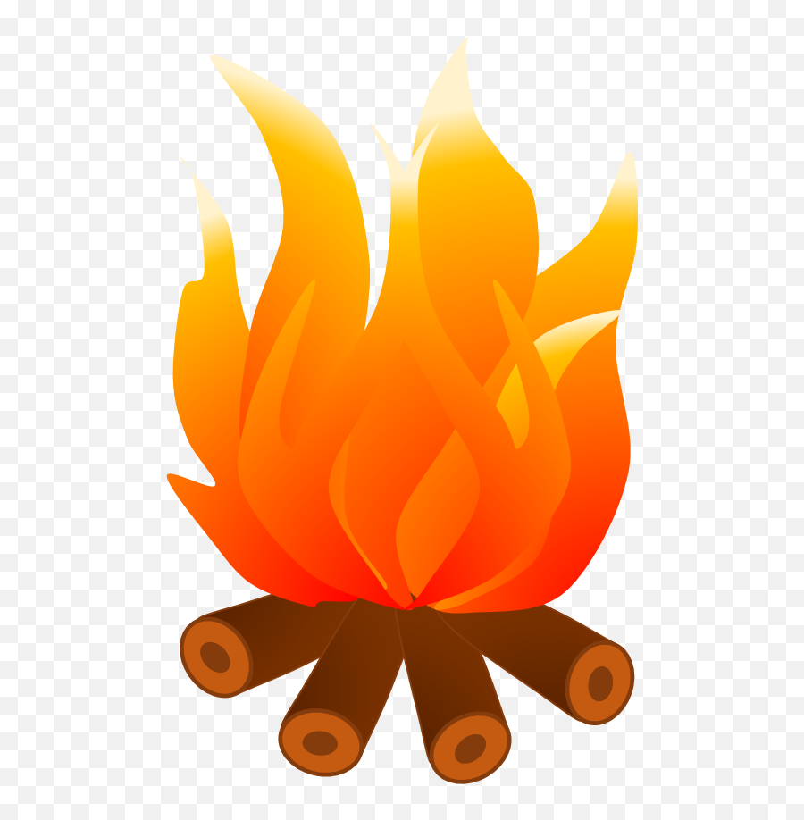 Campfire Camp Fire Clipart 4 Image Clipartandscrap - Clipart Image Of Fire Emoji,Camping Emoji