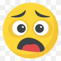 Shocked - Uh Oh Face Clipart Emoji,Shocked Emoticon Facebook