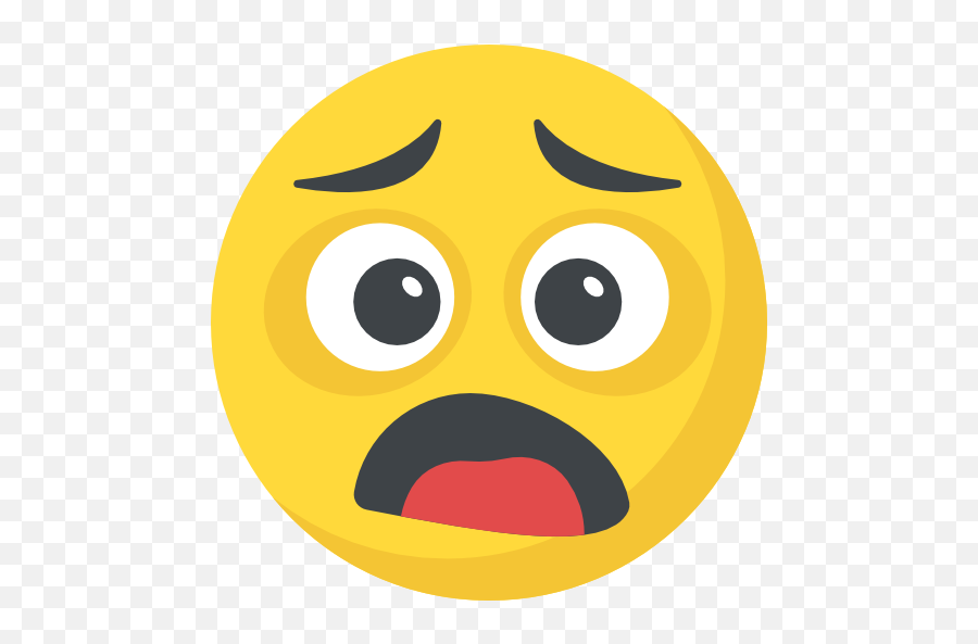 Shocked - Uh Oh Face Clipart Emoji,Shocked Emoticon Facebook