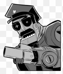 Axe Cop Iconset - Police Robot Characters Illustration Emoji