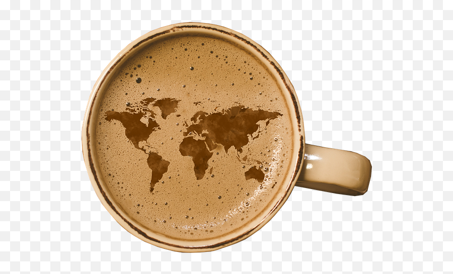 Coffee Language - World Map Emoji,Smoking Pot Emoji
