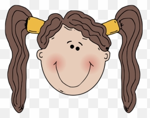Free Hairstyle Hair Vectors - Girl Face Clip Art Emoji,Dancing Girls Emoji
