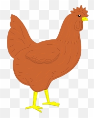 Free Chicken Leg Images - Brown Hen Clip Art Emoji