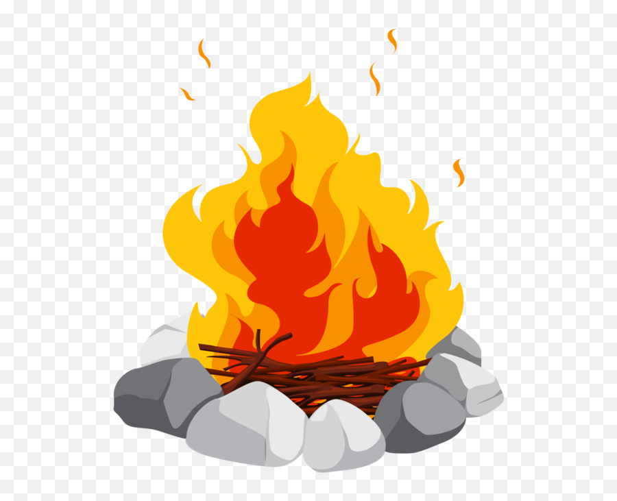 Transparent Background Campfire Clipart Png - Bonfire Png Emoji,Campfire Emoji