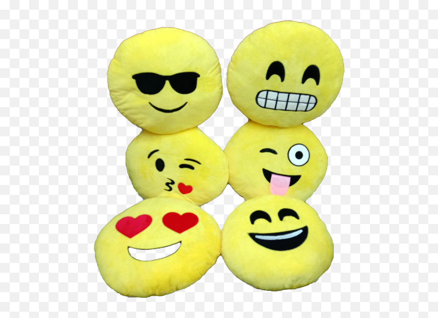 Yellow Emoji Cushion Pillow Soft Plush - Stuffed Toy,Emoji Plush Toys