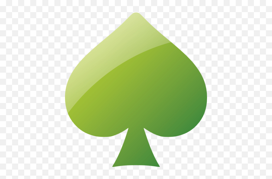 Web 2 Green Spades Icon - Illustration Emoji,Spade Emoticon