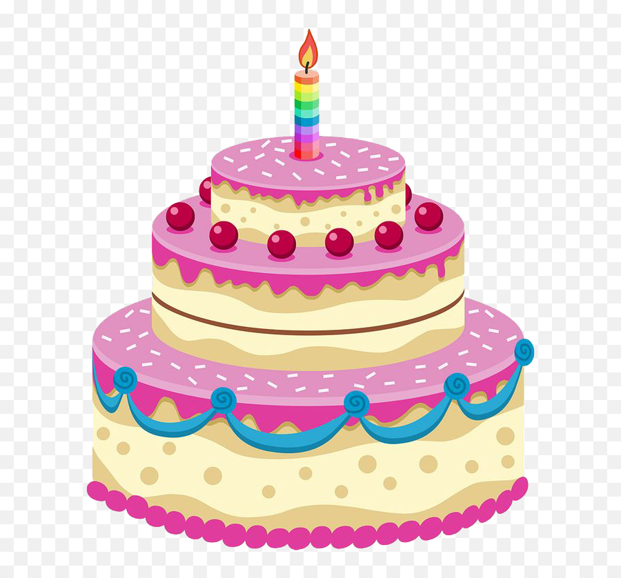 Pink Birthday Cake Transparent Png Clipart Free Download - 1st Birthday Cake Png Emoji,Emoji Birthday Cake Ideas