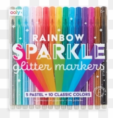 Easter Basket Essentials u2013 Tagged markers www - Ooly Rainbow Sparkle Markers Emoji