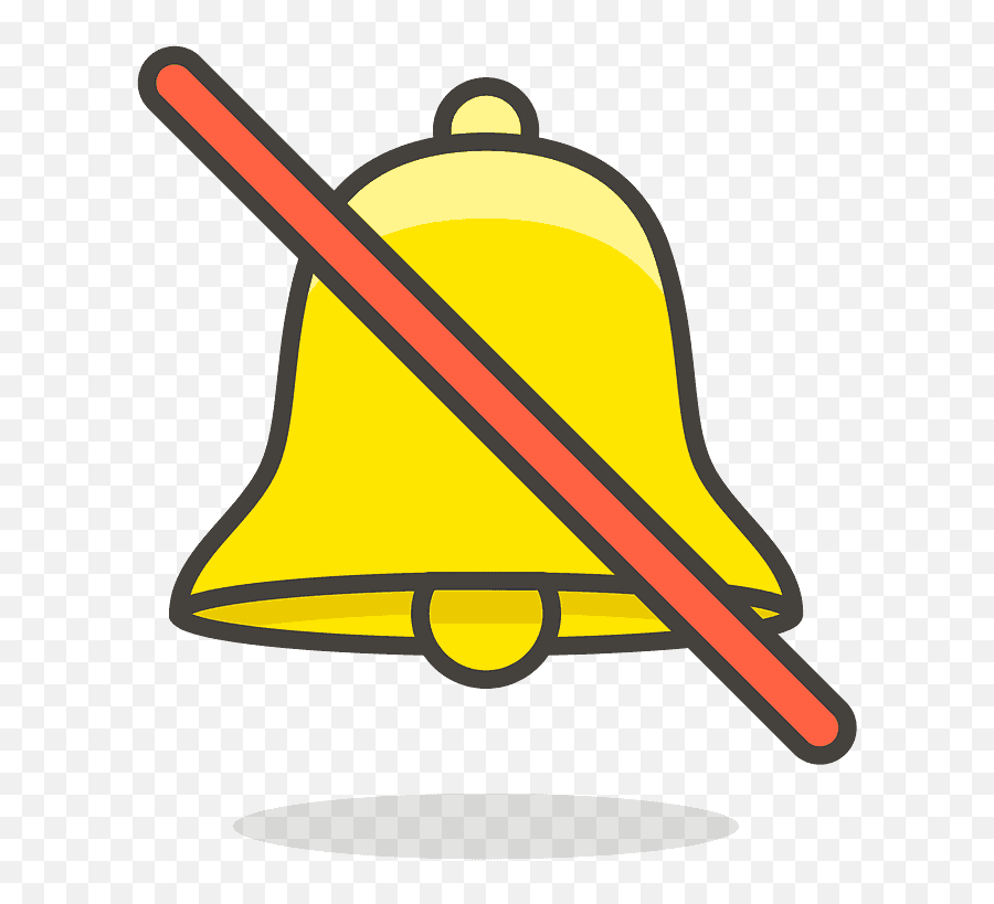 Bell With Slash Emoji Clipart Free Download Transparent - Glocke Emoji,Mute Emoji