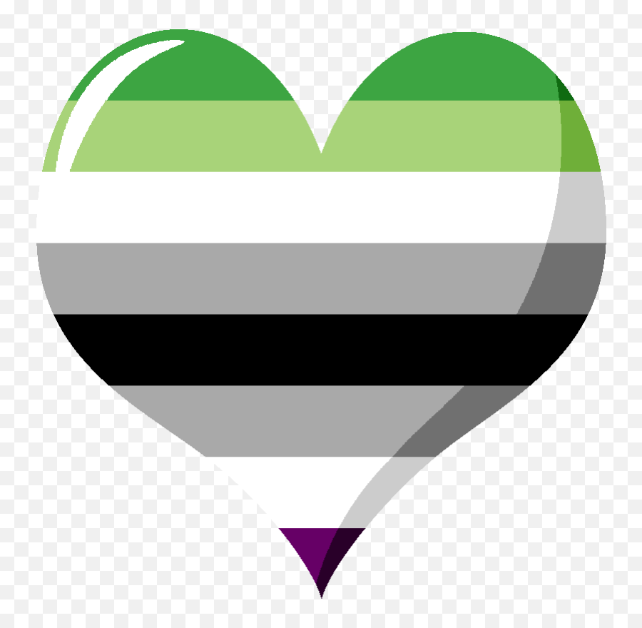 Lgbt Ace Asexual Aro Sticker - Vertical Emoji,Asexual Flag Emoji