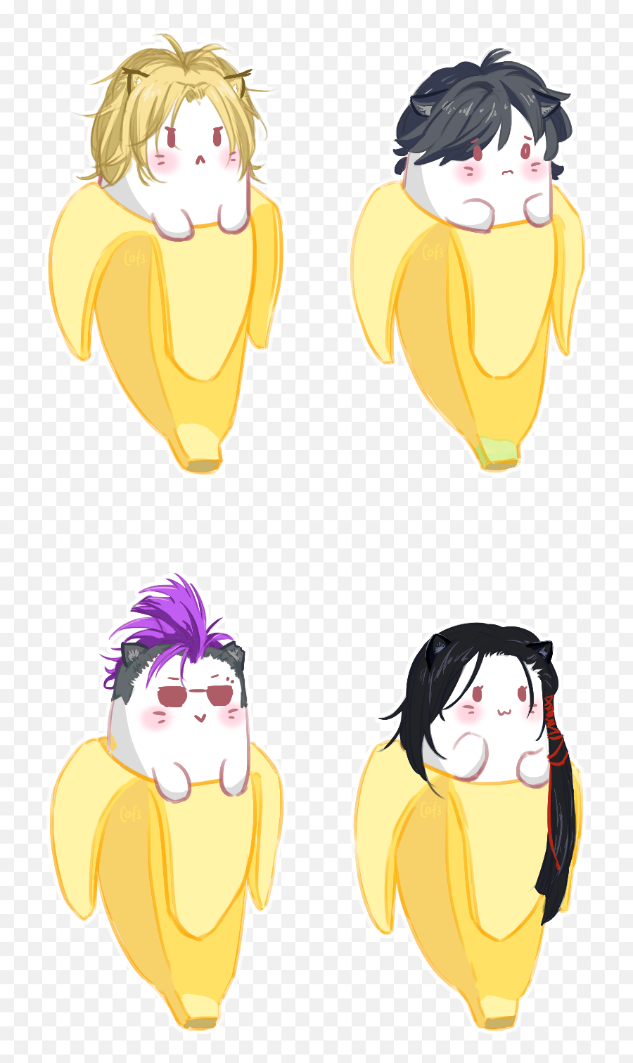 Bannana Png - Banana Fish Bananyas Banana Fish Wallpaper Banana Fish Wallpaper Funny Emoji,Fish Hook Emoji
