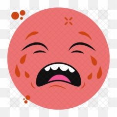 Weeping Emoji Icon - Happy