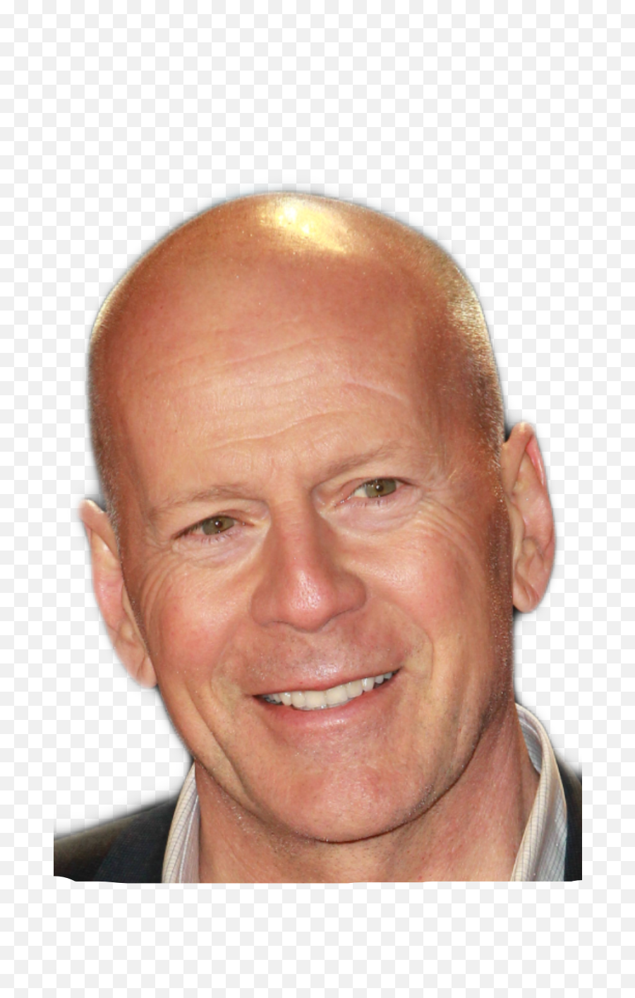 Bald Freetoedit - Bruce Willis Emoji,Bald Emoji