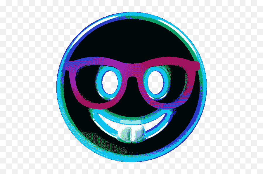 Nerd Clipart Emoji Picture - Nerd Gif Transparent,Nerd Emoticons