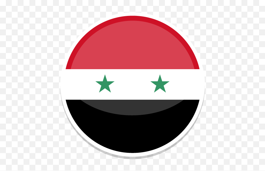 Syria Icon - Syria Flag In Circle Emoji,Syrian Flag Emoji