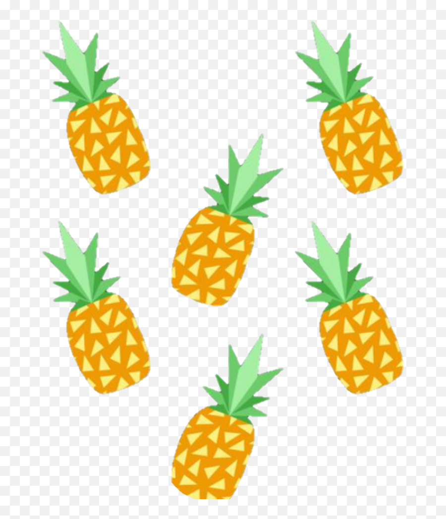 50 Collections Tumblr Aesthetic Summer Pineapple Cute - Sticker Piña Emoji,Pinapple Emoji