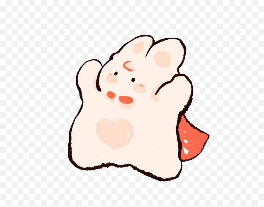 Happy Soft Cute Rabbit Png Emoji,Happy Rabbit