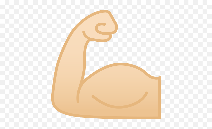 Flexed Biceps Emoji With Light Skin Tone Meaning And - Musculo Emoji,Bicep Emoji