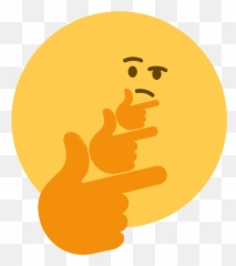 Thinksweat Discord Emoji - Thinking Emoji Gif - Free Transparent PNG  Clipart Images Download