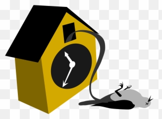 Clock Cuckoo Free Vector Graphics - Jam Karikatur Png Emoji,Large Emoticons