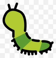 Openmoji - Caterpillar Emoji,Worm Emoji