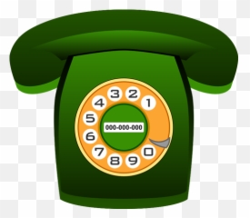 Green Classic Phone Vector Image - Answer The Like Buddy Elf Emoji