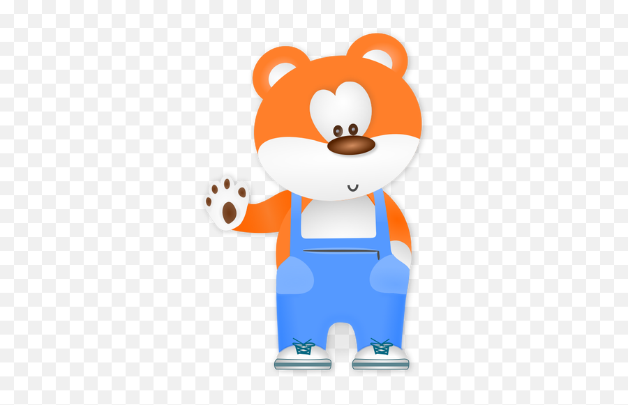 Vector Graphics Of Teddy Bear In - Happy Birthday Best Friend Cute Emoji,Bear Hug Emoji