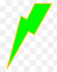 Lightning Bolt Purple Lighting Free Clipart Images - Neon Green Emoji