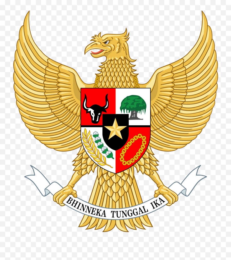 National Emblem Of Indonesia Garuda Pancasila - Indonesian Government Emoji,Emoji Meanings
