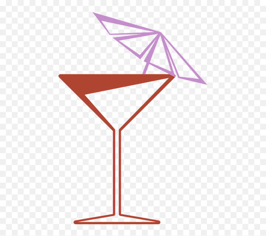 Cocktail Fiesta Glass - Cocktail Glass Clipart Png Emoji,Martini Party Emoji