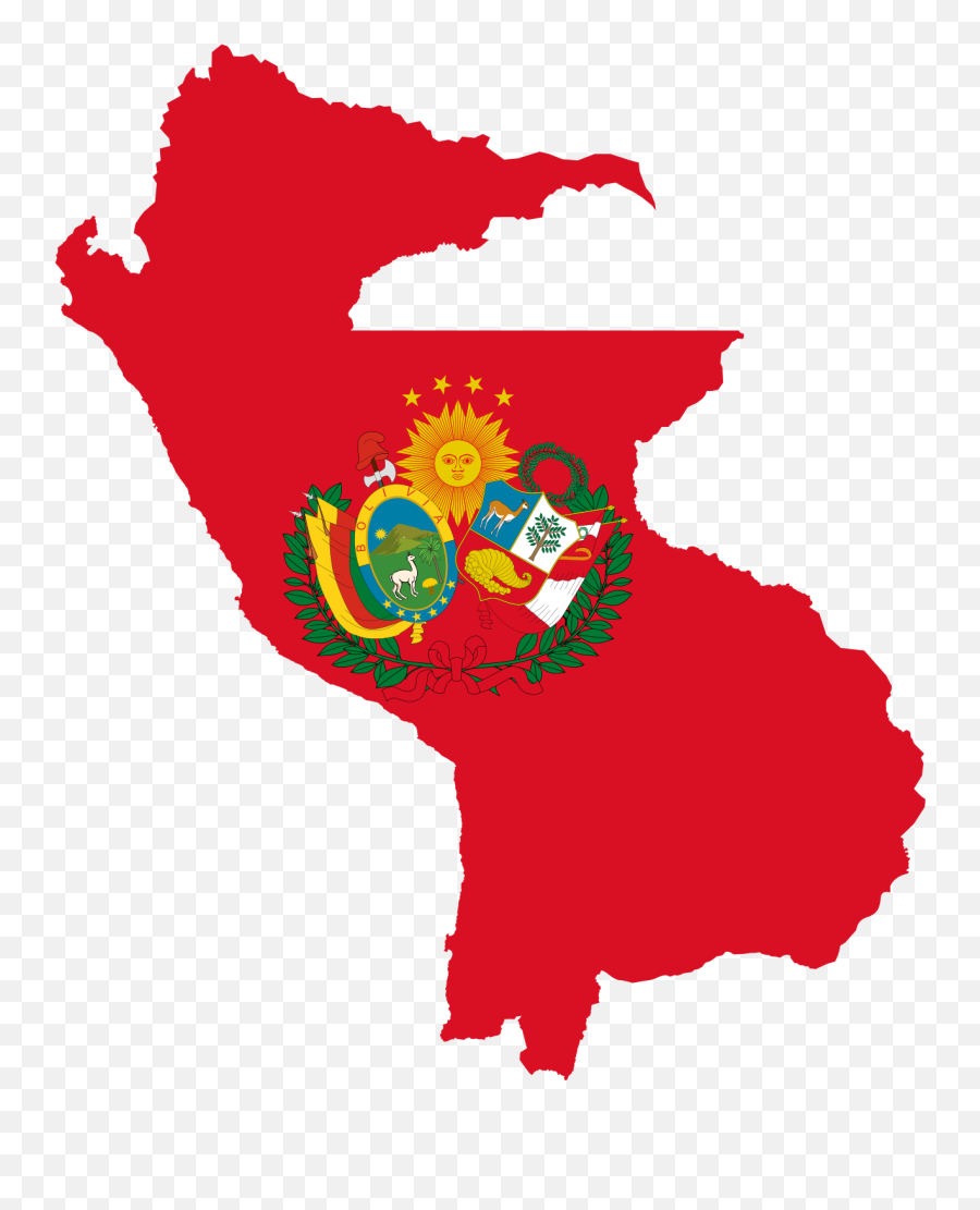 Flag - Peru Bolivian Confederation Flag Emoji,Peru Flag Emoji