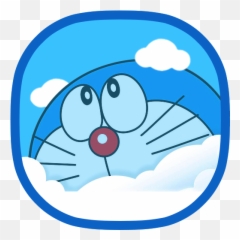 Blue Cat Cartoon Stickers Drmon - Doraemon World 2012 Emoji,Doraemon Emoji