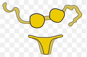 Óte Bikini - Yellow Bikini Clip Art Emoji,Swim Emoji