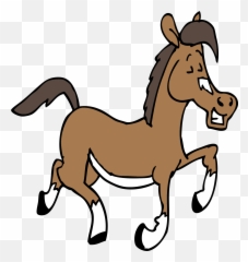 Quarter Drawing Animated Transparent - Clipart Cartoon Horse Png Emoji,Animated Horse Emoticon
