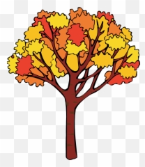 Fall Leaves Clip Art Autumn - Tree Emoji