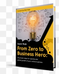 From Zero to Business Hero a free - book on online business Flyer Emoji