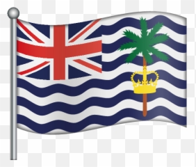 Emoji U2013 The Official Brand Flag British Indian Ocean - Flag With Union Jack And Blue And White Stripes,Independence Day Emoji