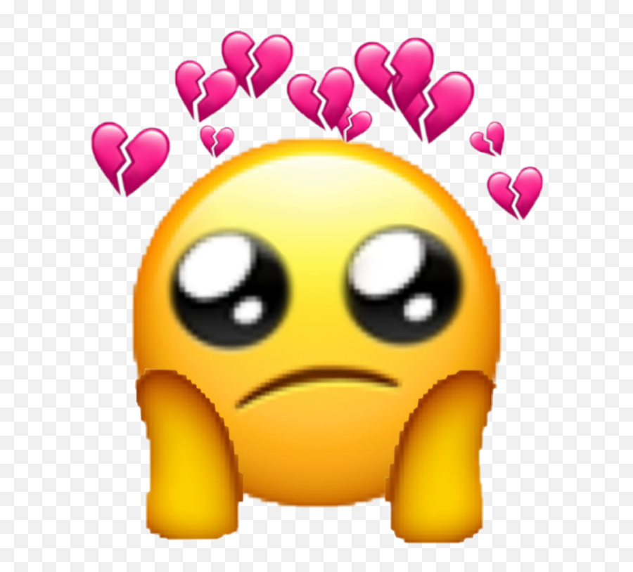 Emojiart Emoji Cute Heartbreak Love Thx - Broken Purple Heart Emoji,Love Emoji Art