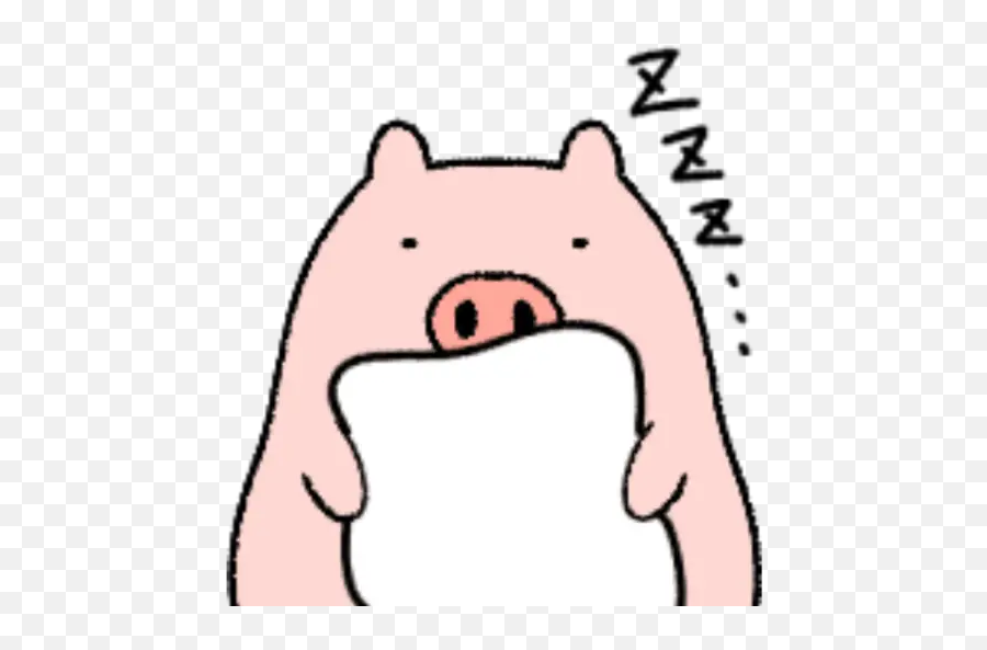 Very Cute And Round Pig Emoji Stickers For Whatsapp - Cartoon,Slug Emoji