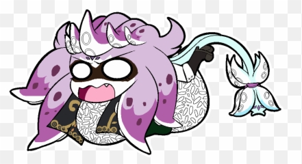 Download Tu0027s A Angry Sharasquid Sushi u003e - Cartoon PNG Image Emoji
