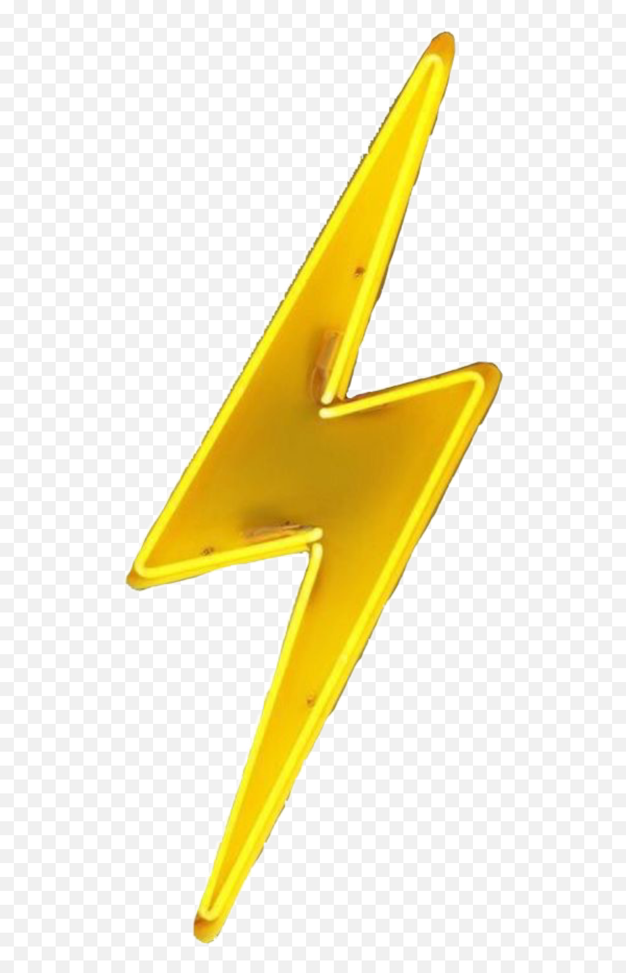 Lightning Bolt Bolt Neon Light Lightning Freetoedit - Triangle Emoji,Emoji Lightning Bolt