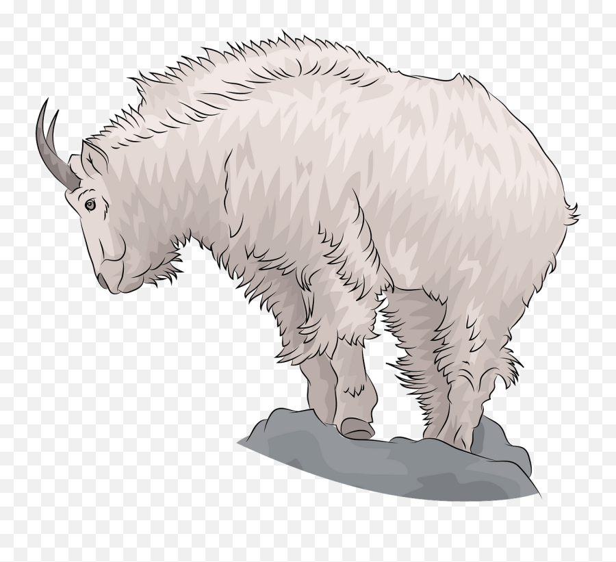 Transparent Mountain Goat Clipart - Mountain Goat Clipart Emoji,Goat Emoji Iphone