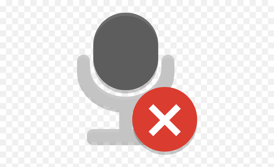 Microphone Sensitivity Muted Icon - Microphone Icon On Red Emoji,Mic Emoji Png