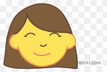 Woman Face People Emoji Story Book Differentiated - Cartoon