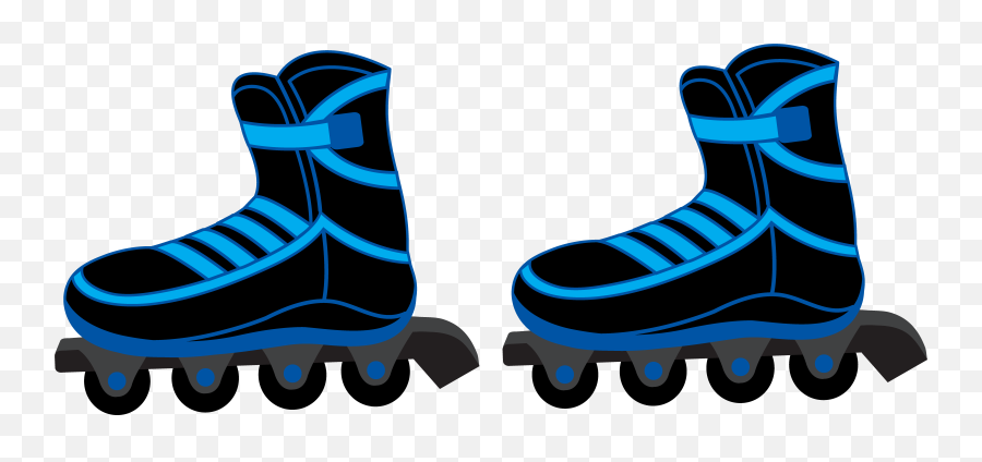 Clipart Of Cool Roller And Blades - For Teen Emoji,Roller Skate Emoji