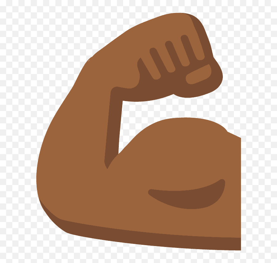 Flexed Biceps Emoji Clipart,Flexed Bicep Emoji
